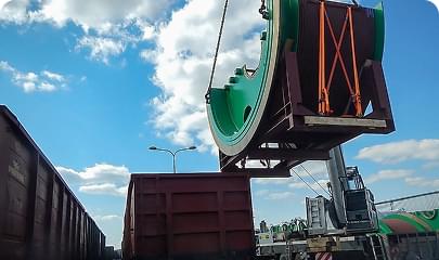 Blokowy transport sprzętu przemysłowego z Niemiec i Turcji do Kazachstanu
