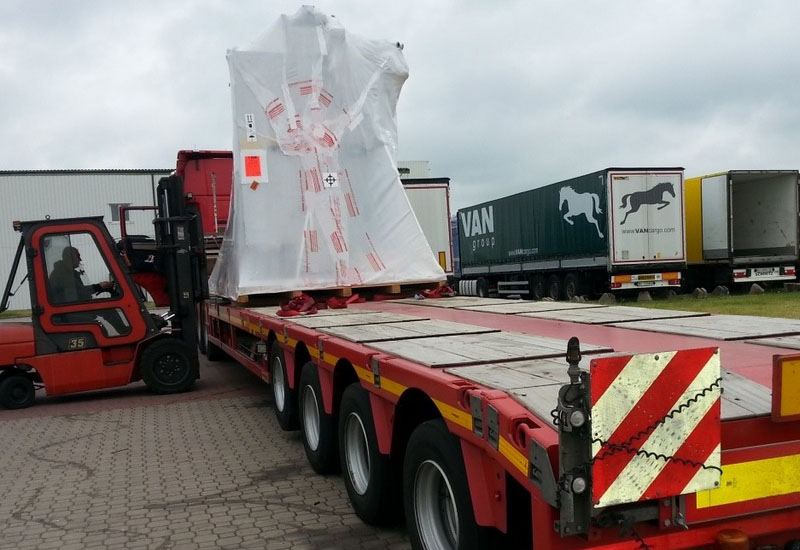 Transport blokowy urządzeń przemysłowych