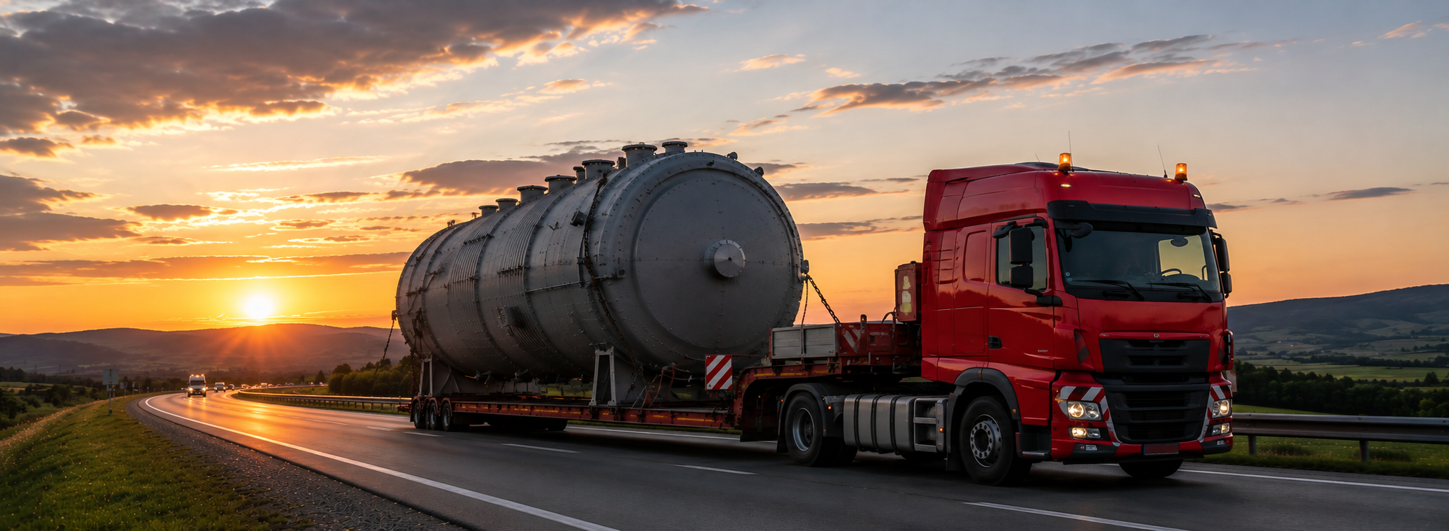 Transport ładunków ponadgabarytowych i ciężkich